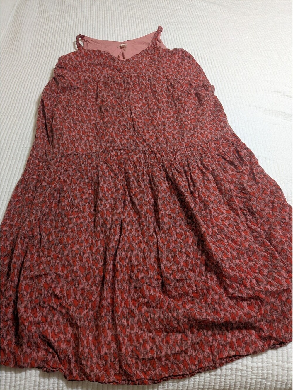 Jolie pink floral sleeveless dress